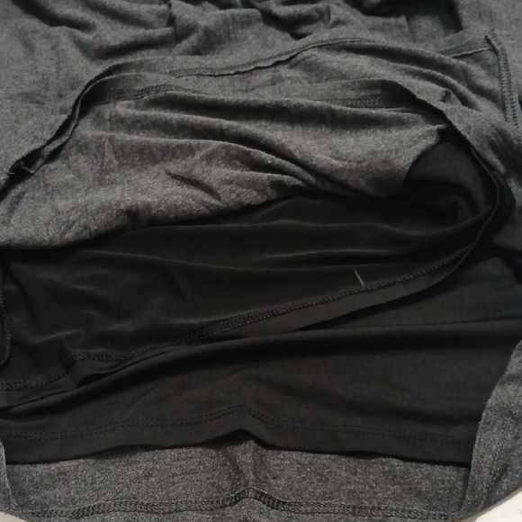 Elegant Gray Wrap Dress - Picture 8 of 8